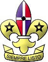 Membership badge of the Asociacion de Scouts Dominicanos